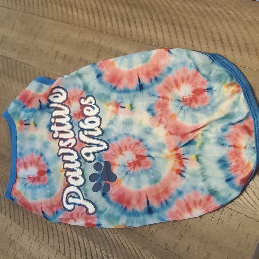 Pawsitive vibes dog tee
